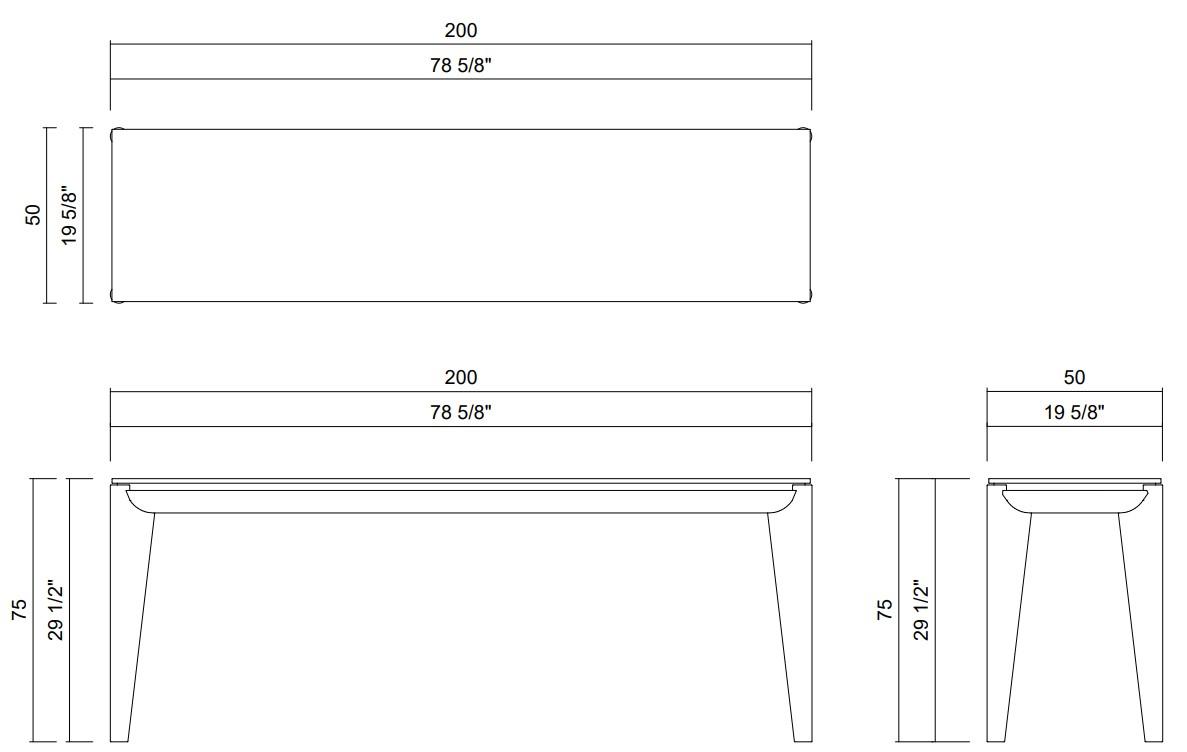 CONSOLA 200 CM MENAGGIO