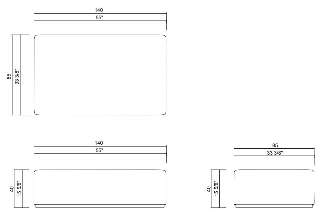 OTOMANA 137X85 CHANGE UP