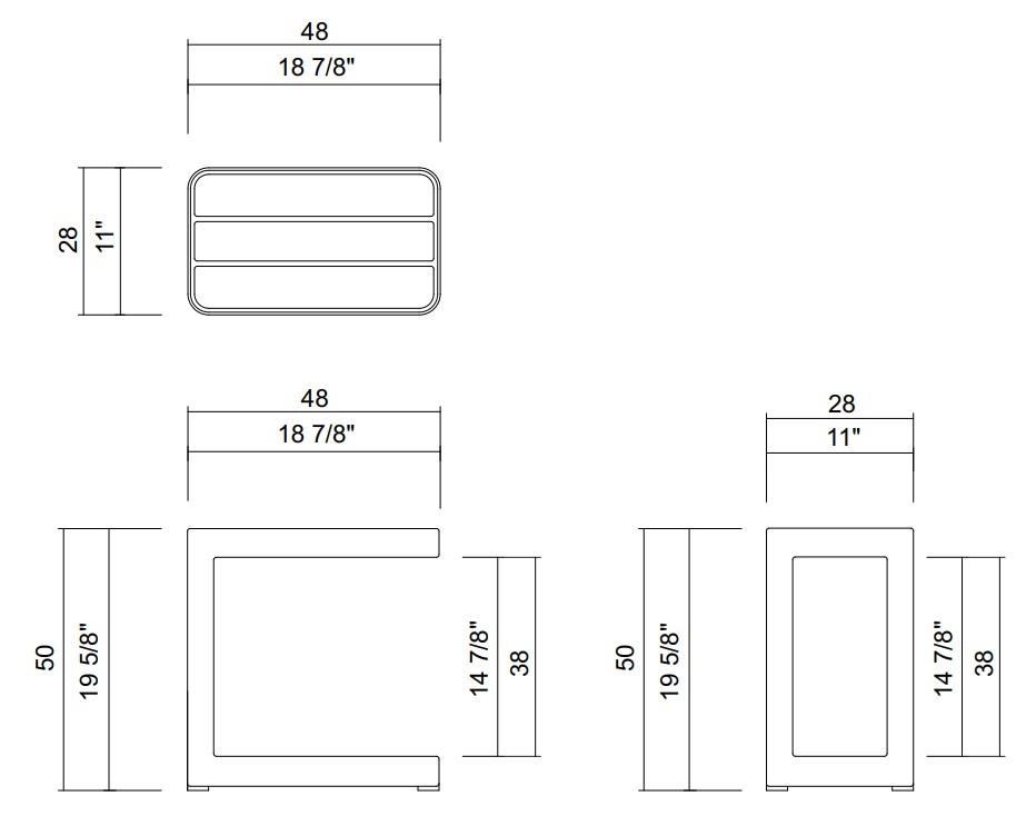 MESA LATERAL