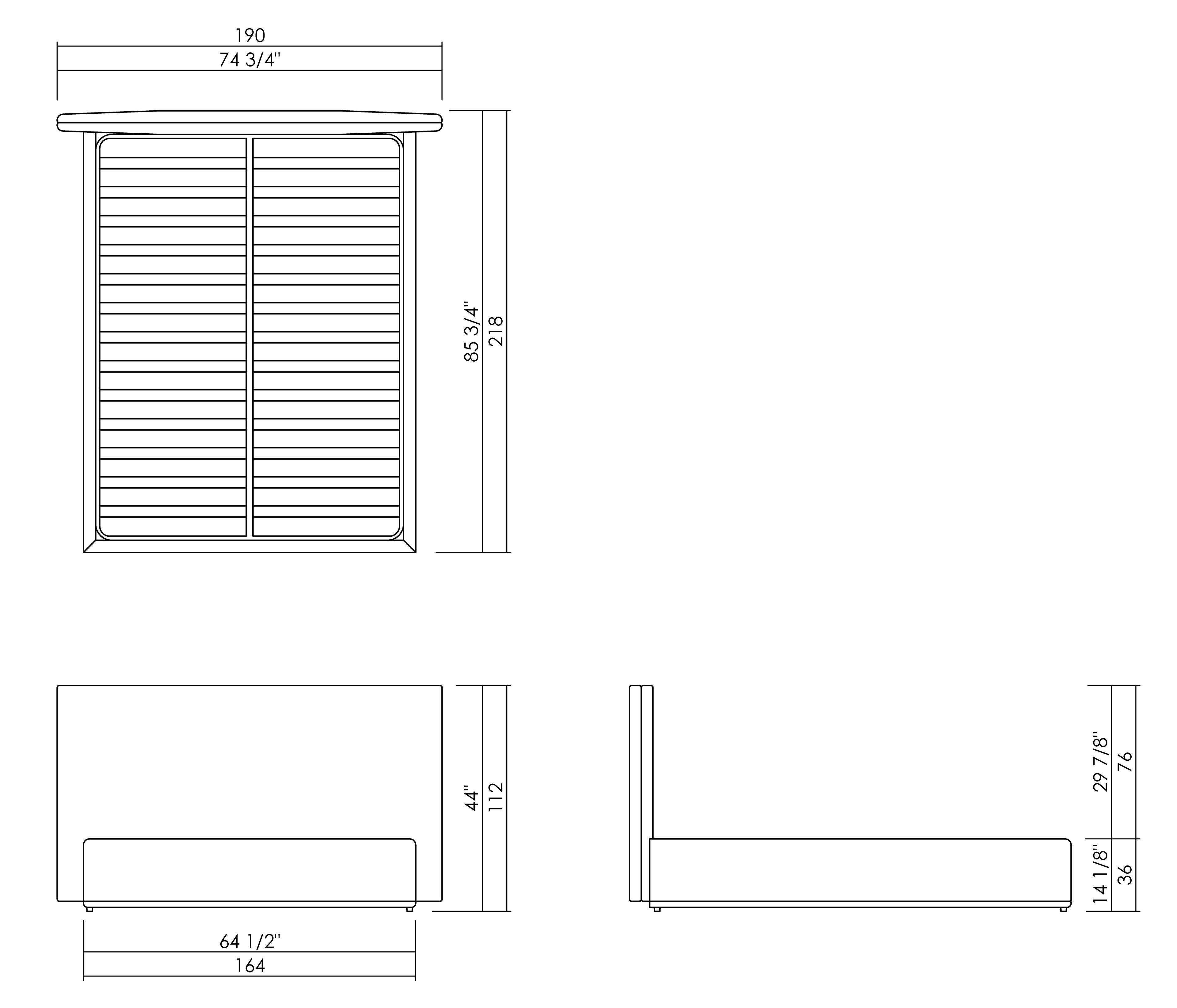 CAMA SERENA - COLCHÃO 152X203 CM