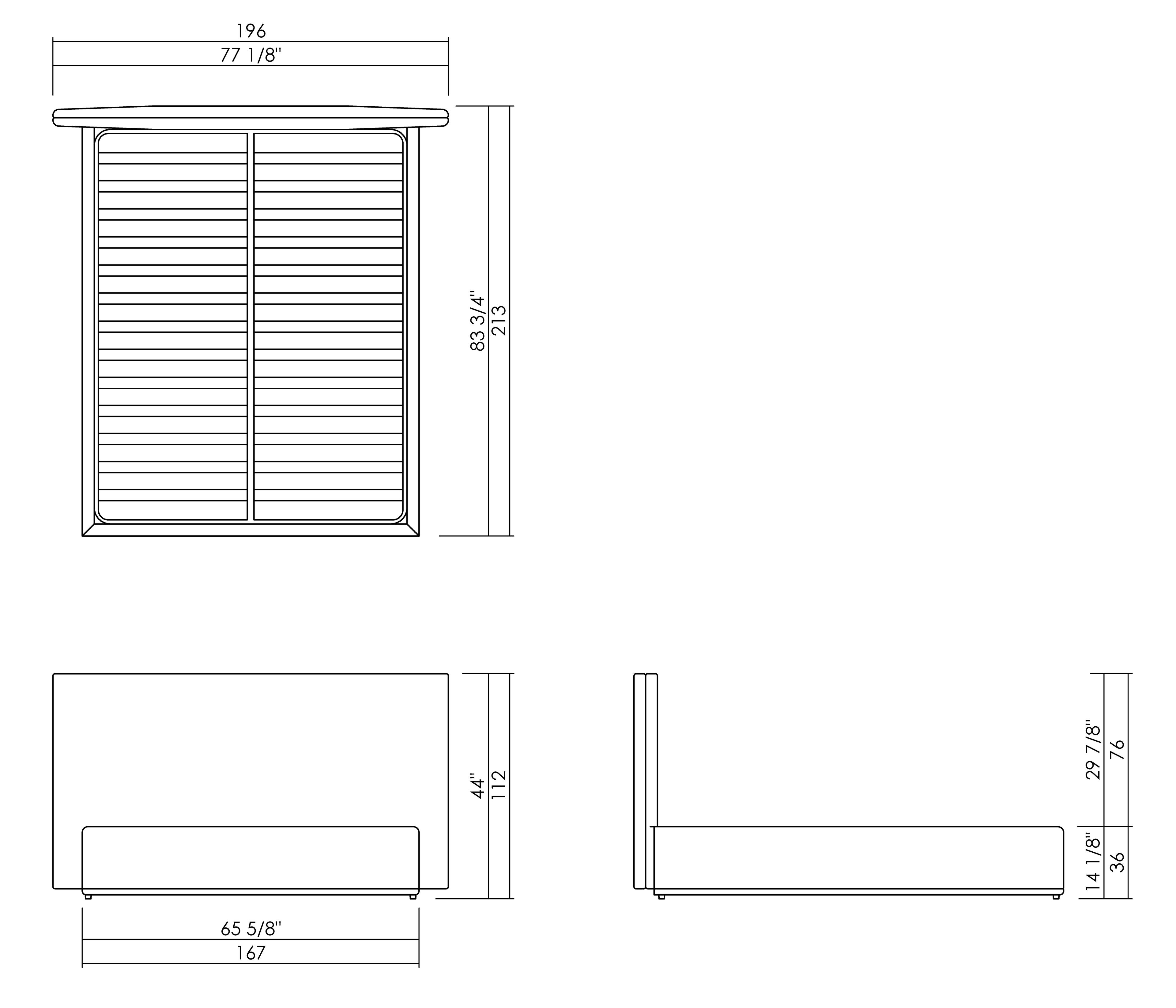 CAMA SERENA - COLCHÃO 158X198 CM