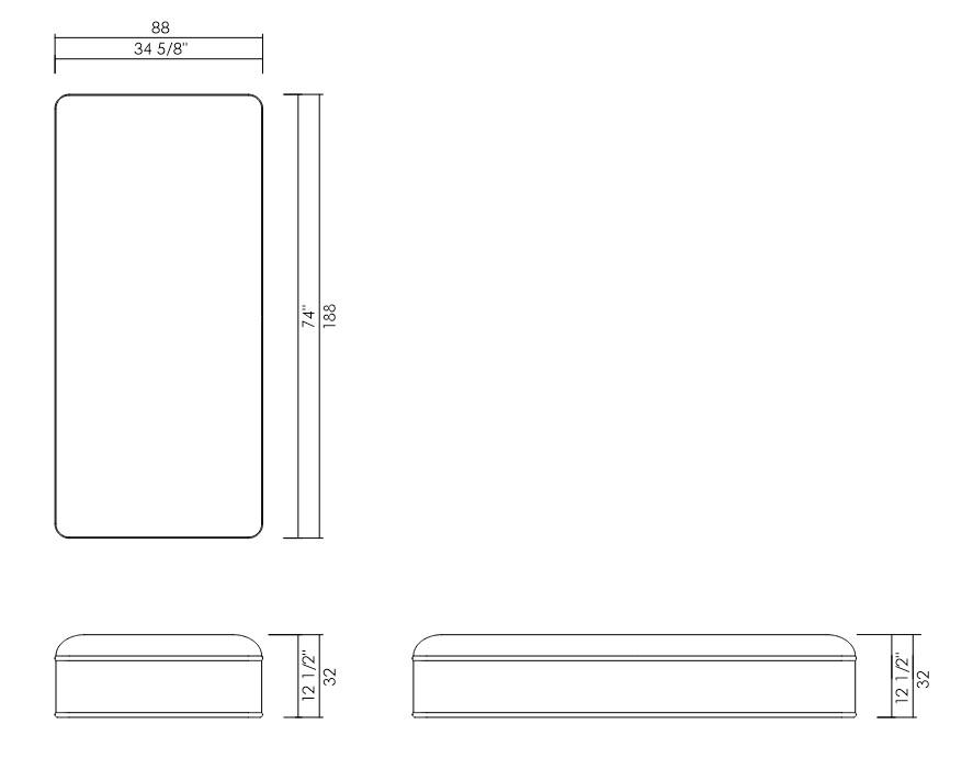 COLCHÓN 88 X 188 CM