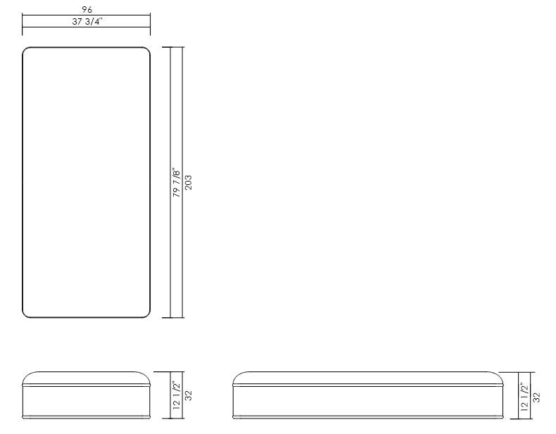 COLCHÓN 96 X 203 CM
