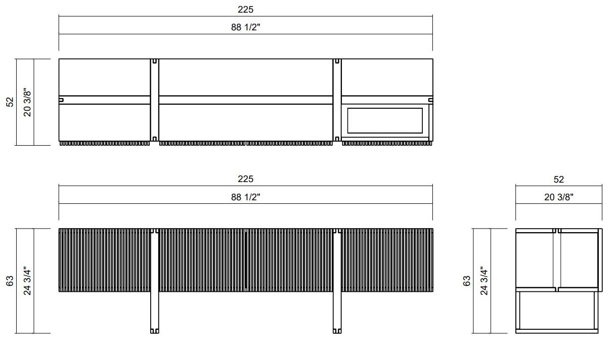 HOME THEATER 4 PUERTAS PARALELA
